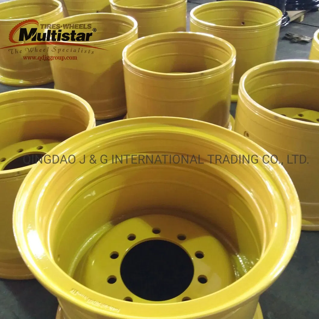 Multi-Piece OTR Wheel Steel Wheel Rim Underground Mining Truck Wheel Rim 33-28.00/3.5 for Tire 35/65-33