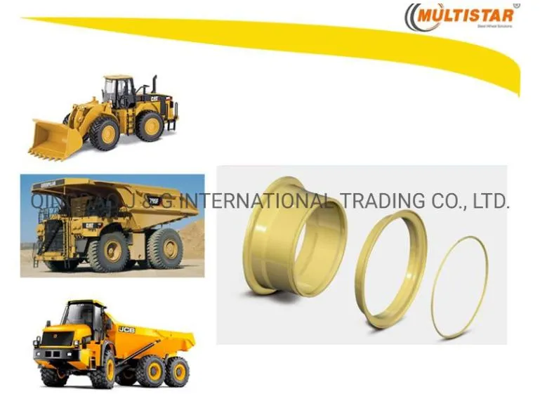 Multi-Piece OTR Wheel Steel Wheel Rim Underground Mining Truck Wheel Rim 33-28.00/3.5 for Tire 35/65-33