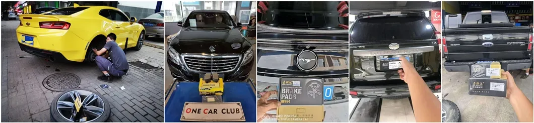 None-Dust Ceramic and Semi-Metal High Quality Auto Parts Brake Shoes for Harvard