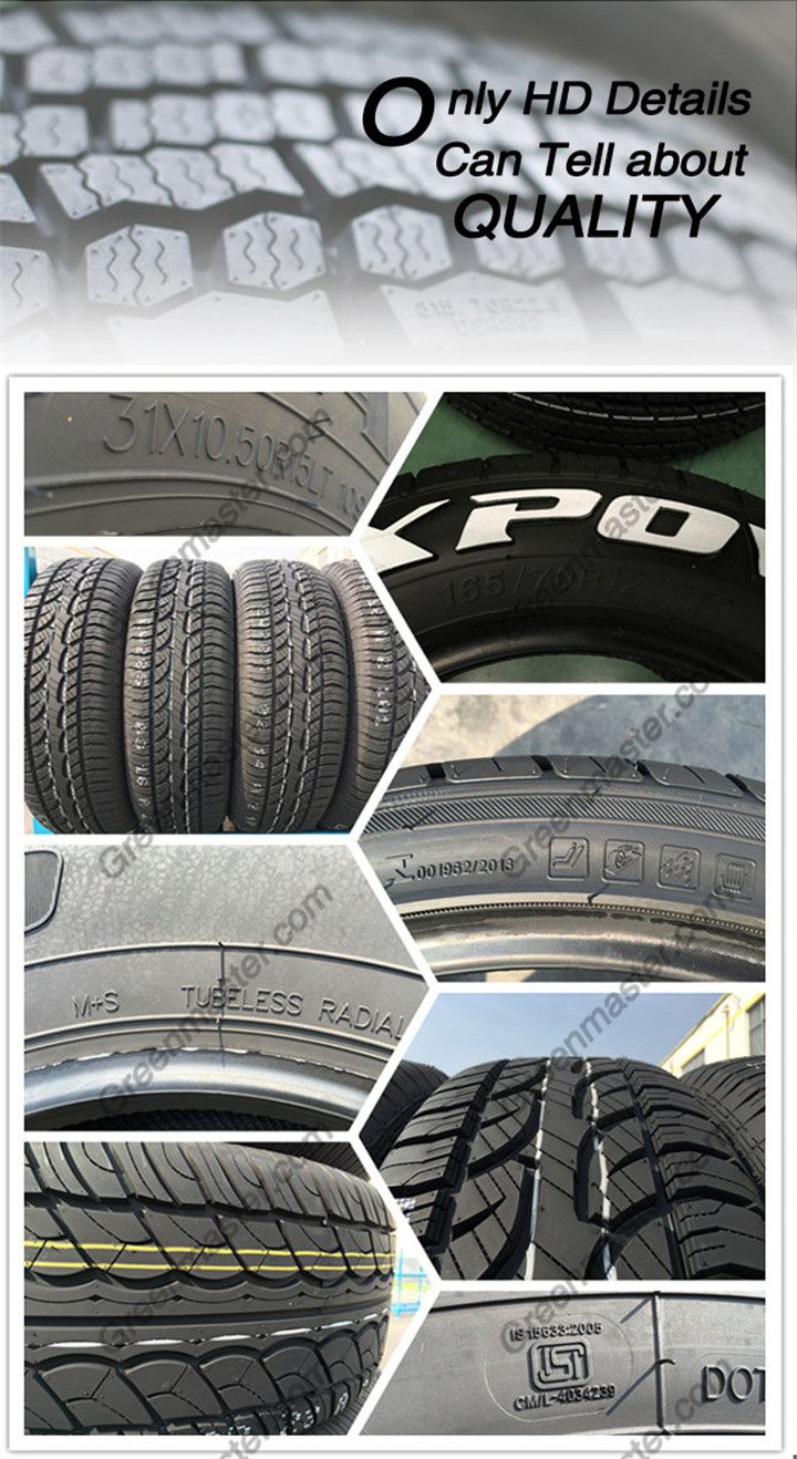 Radial Car Tyres 31*10.50r15lt Lt245/75r16 P235/65r17 for SUV/Light Truck with Optimized Tread Compound Contributing to Good Durability, Good Driving Comfort