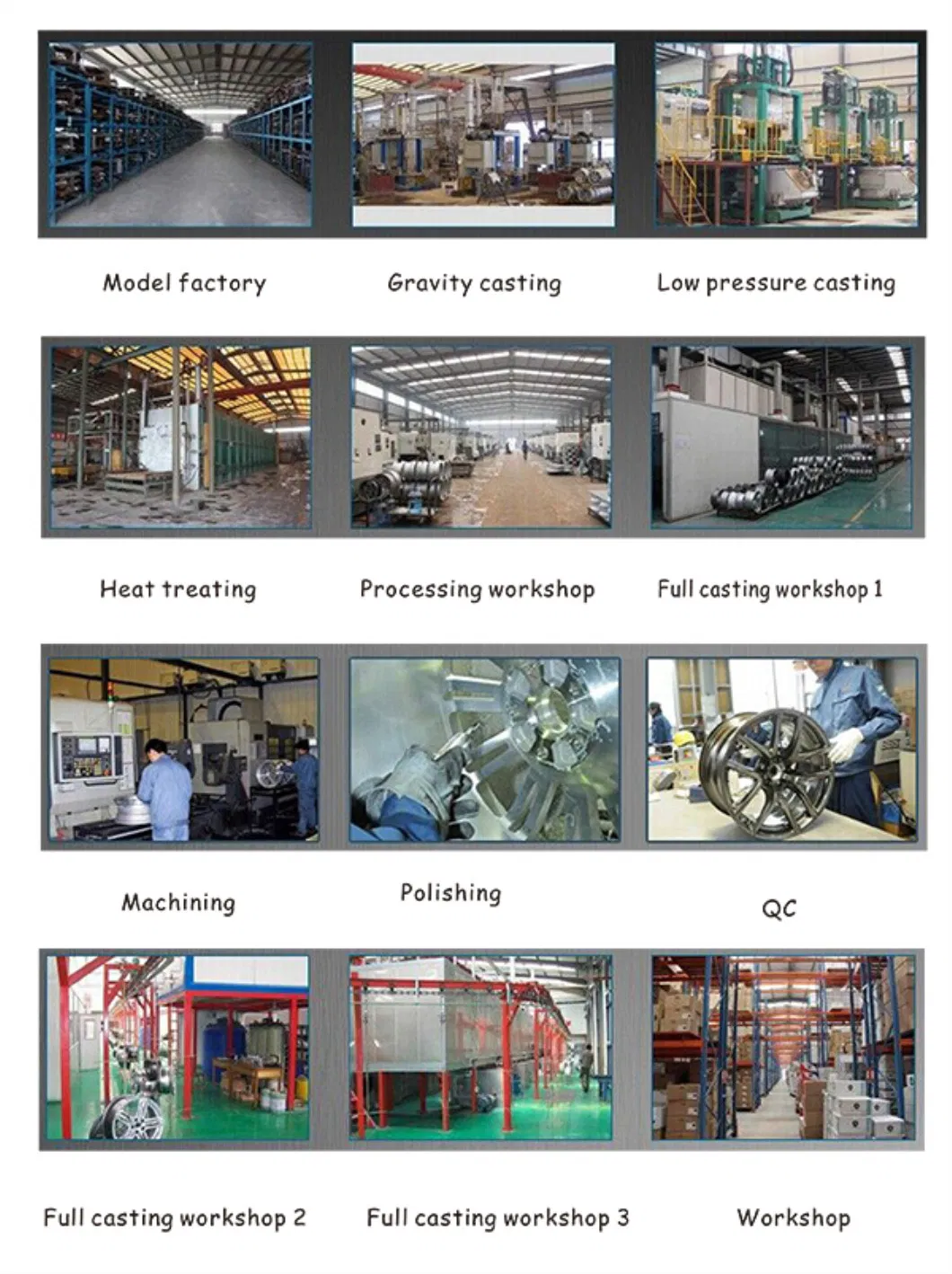 Car Aluminum Alloy Wheel Replica Wheel Rims