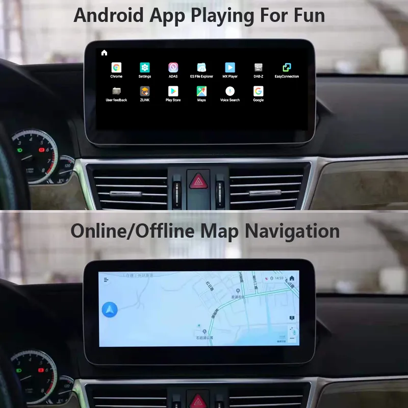 Silverstrong 10.25" 4+64G Android 10 Car Multimedia Player for Mercedes Benz E Class W212 2009-2015 E200 E230 E260 E300 S212 Car Radio GPS