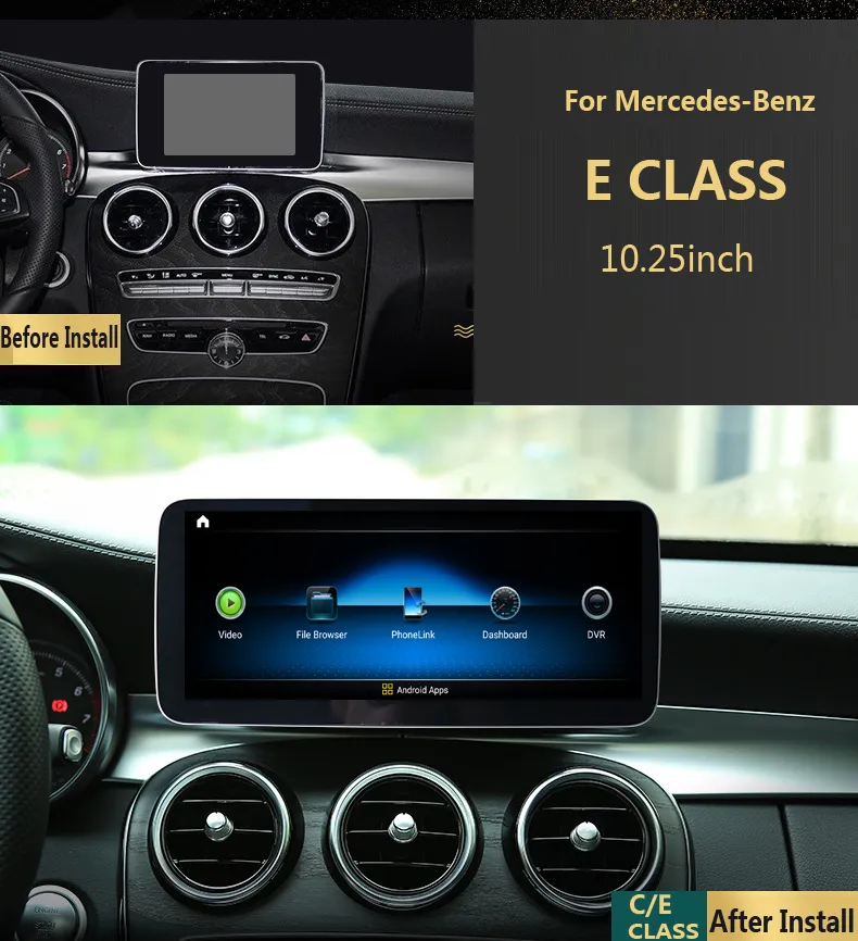 Silverstrong Android 10.0 2+32g Car Multimedia System Car DVD Player Stereo for Benz E Class W212 S212 2009-2016 LHD Navigation Radio