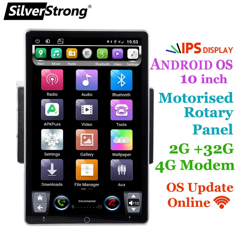 Silverstrong Universal Car Radio 2 DIN Android 10 Multimedia player Autoradio Auto Audio Navigation GPS 2DIN DVD Stereo Head Unit 4G LTE