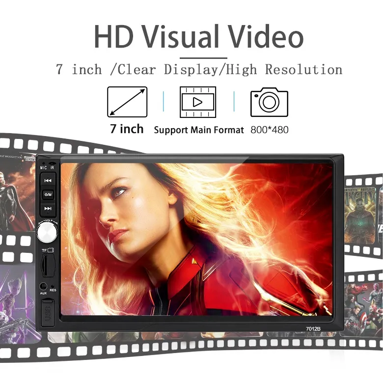 Super Wide Angle 170 Degrees Backup Camera Mirror for Vehicle Safety Driving Car Player