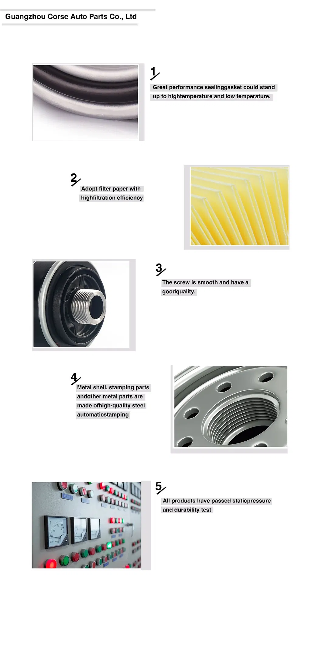 Wenzhou Car Accessories Car Fuel Filter Element for Volkswagen and Skoda 03c 115 561b 03c 115 561b