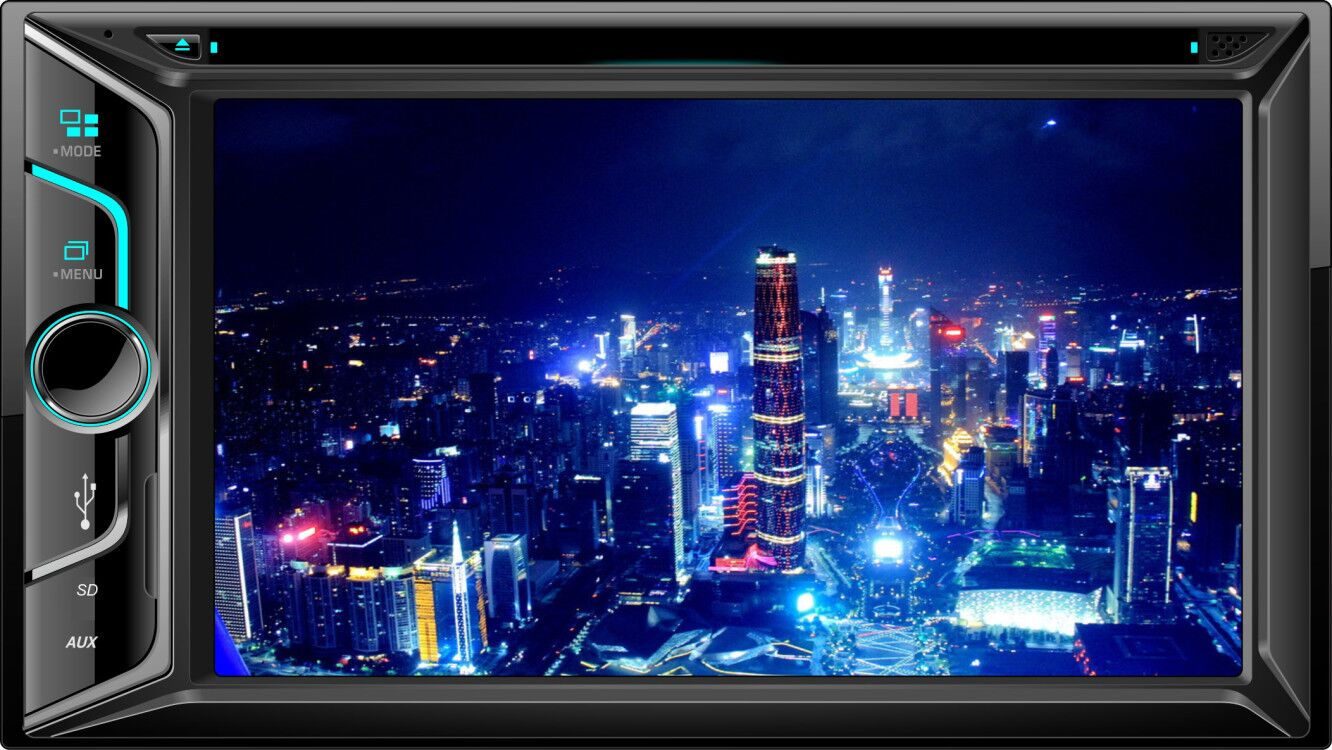 Wholesale Universal 2 DIN 6.2 Inch Touch screen Car DVD Video with Am/Bluetooth/USB