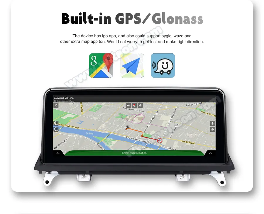 Witson Android 11 Big Screen Car Multimedia for BMW 3 Series E90 (2005-2009) Series E60 (2005-2009) Vehicle Radio 6+128g System