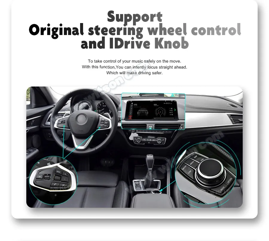 Witson Android 11 Big Screen Car Multimedia for BMW 3 Series E90 (2005-2009) Series E60 (2005-2009) Vehicle Radio 6+128g System