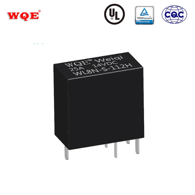 Wl8n 25A 30A 14VDC Auto Relay PCB Automotive Relays 5 Pin Rele for Car Intelligent System Automotion System