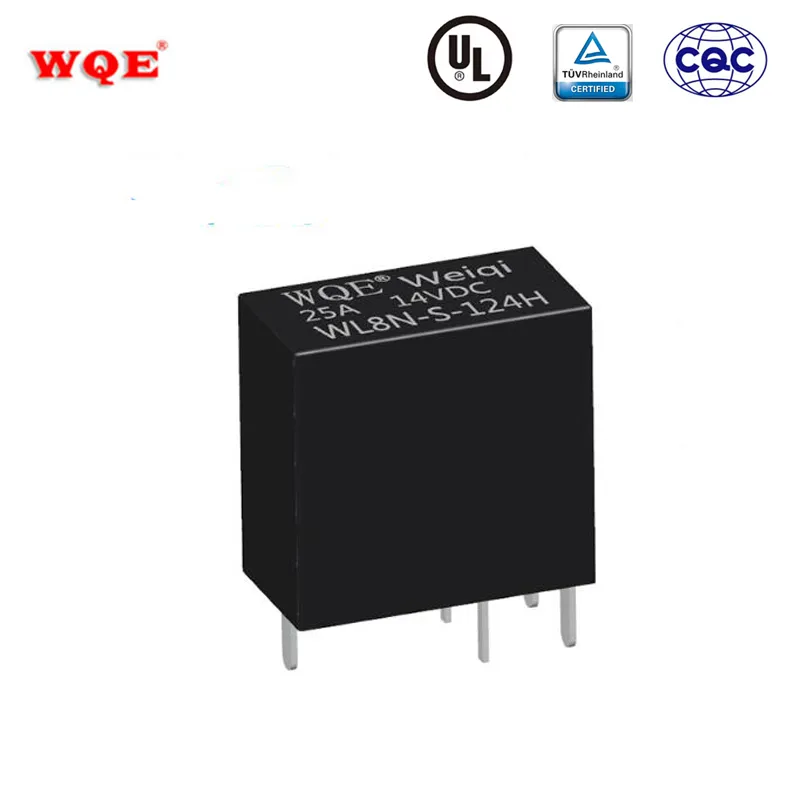 Wl8n 25A 30A 14VDC Auto Relay PCB Automotive Relays 5 Pin Rele for Car Intelligent System Automotion System