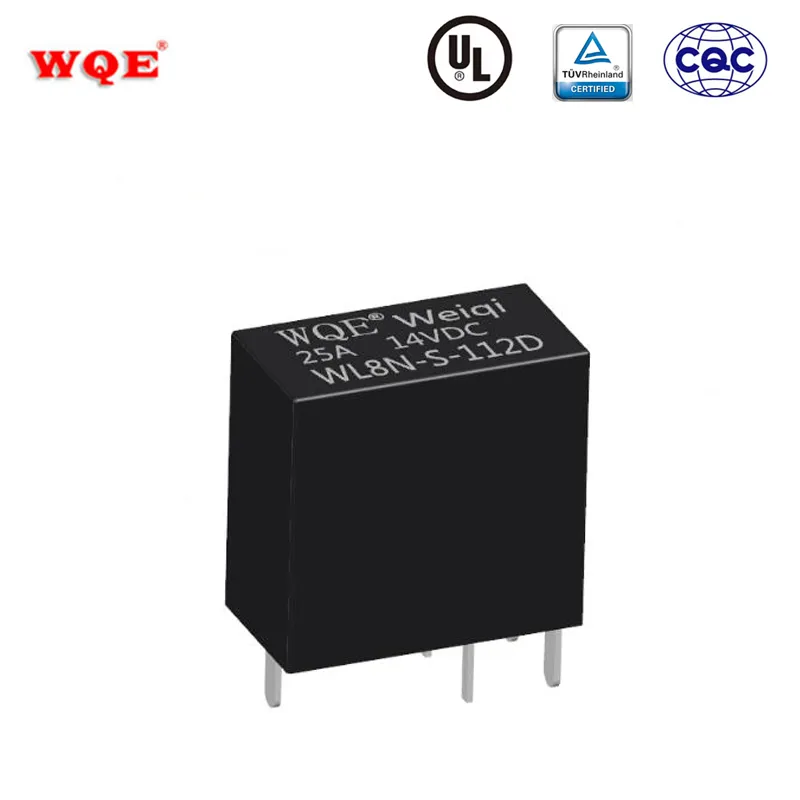 Wl8n 25A 30A 14VDC Auto Relay PCB Automotive Relays 5 Pin Rele for Car Intelligent System Automotion System